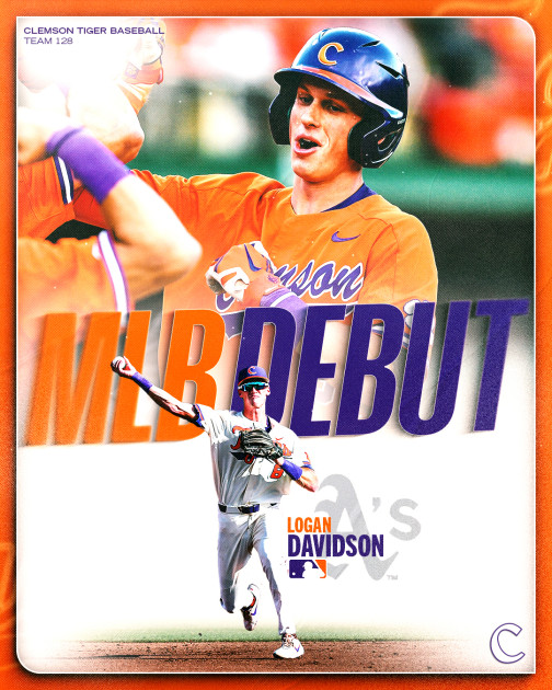 Davidson Makes MLB Debut – Clemson Tigers Official Athletics Site