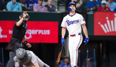 Texas Rangers scratch Evan Carter from lineup ahead of Saturday game vs. Astros