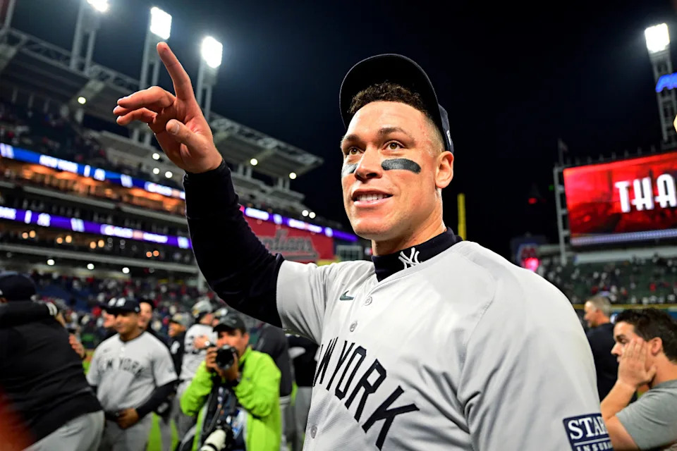 New York Yankees outfielder Aaron Judge (99)© David Dermer-Imagn Images