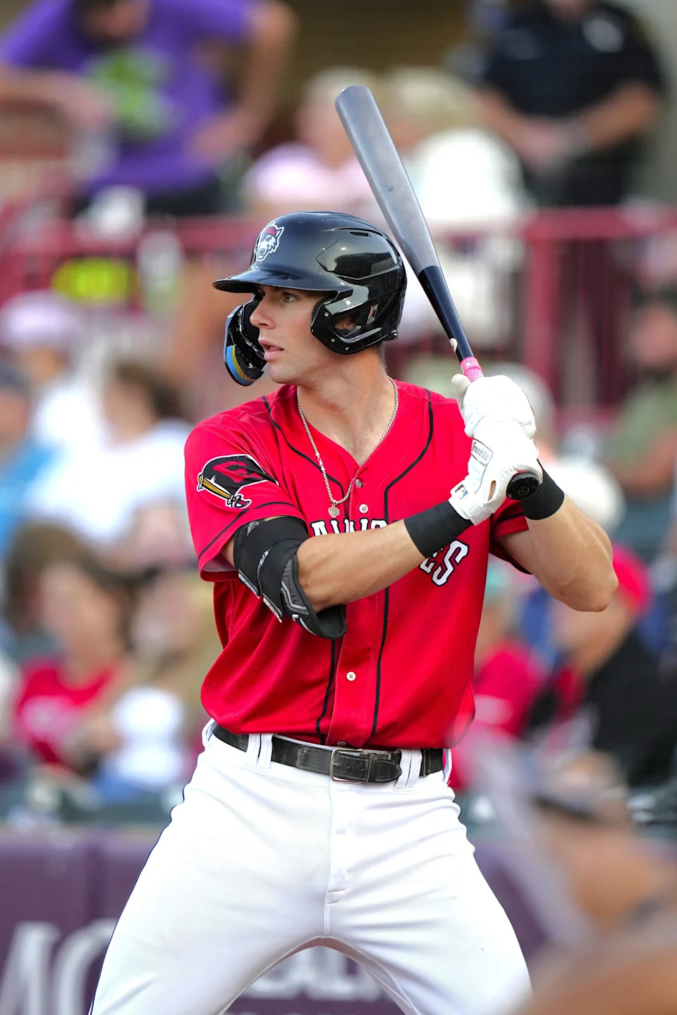Detroit Tigers infielder Gage Workman with the Double-A Erie SeaWolves.