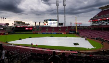 Reds, Nationals game set to start late, at 7 p.m.