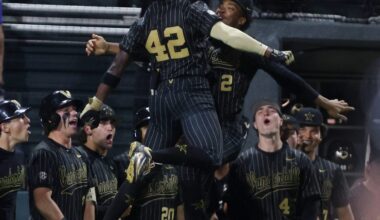 Vanderbilt baseball rankings update in college polls: Commodores ranked over Vols