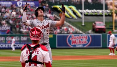 Detroit Tigers overwhelm Los Angeles Angels with offensive outburst, take three of four