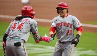 Cincinnati Reds TJ Friedl banged up twice, exits game vs. White Sox