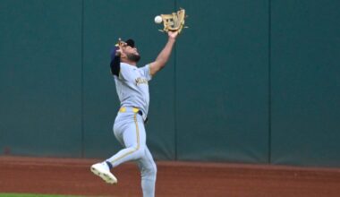 Milwaukee Brewers fall to Guardians 5-0 to open series in Cleveland