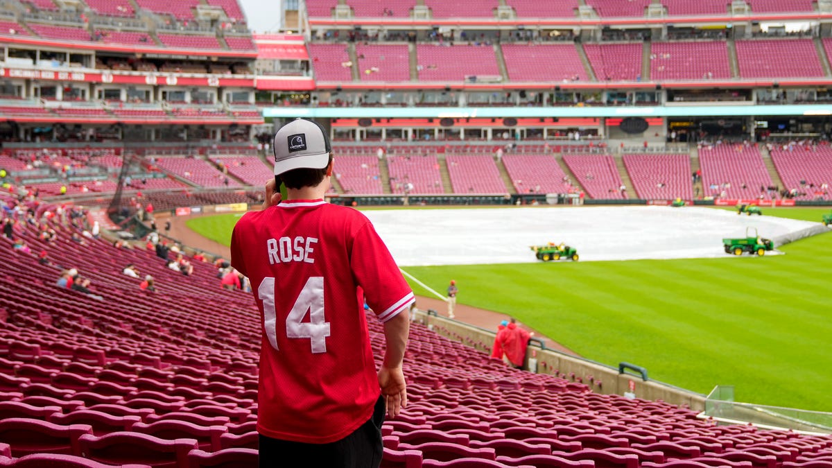 The Reds changed their schedule Friday due to severe weather