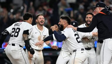 Tigers' Báez hits three-run homer in 11th inning to beat Red Sox