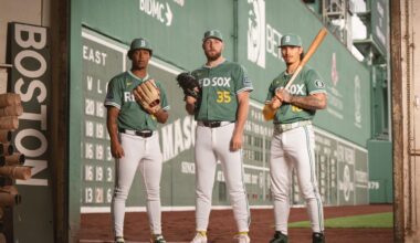 Green Monster jerseys for Boston