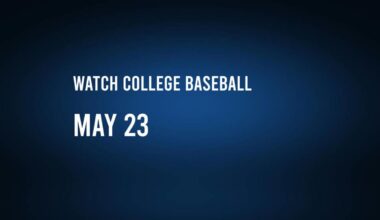 How to watch or stream college baseball on Friday, May 23