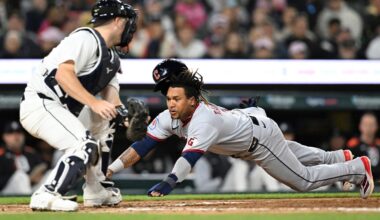 Tigers squander early lead, fall to Guardians in extras