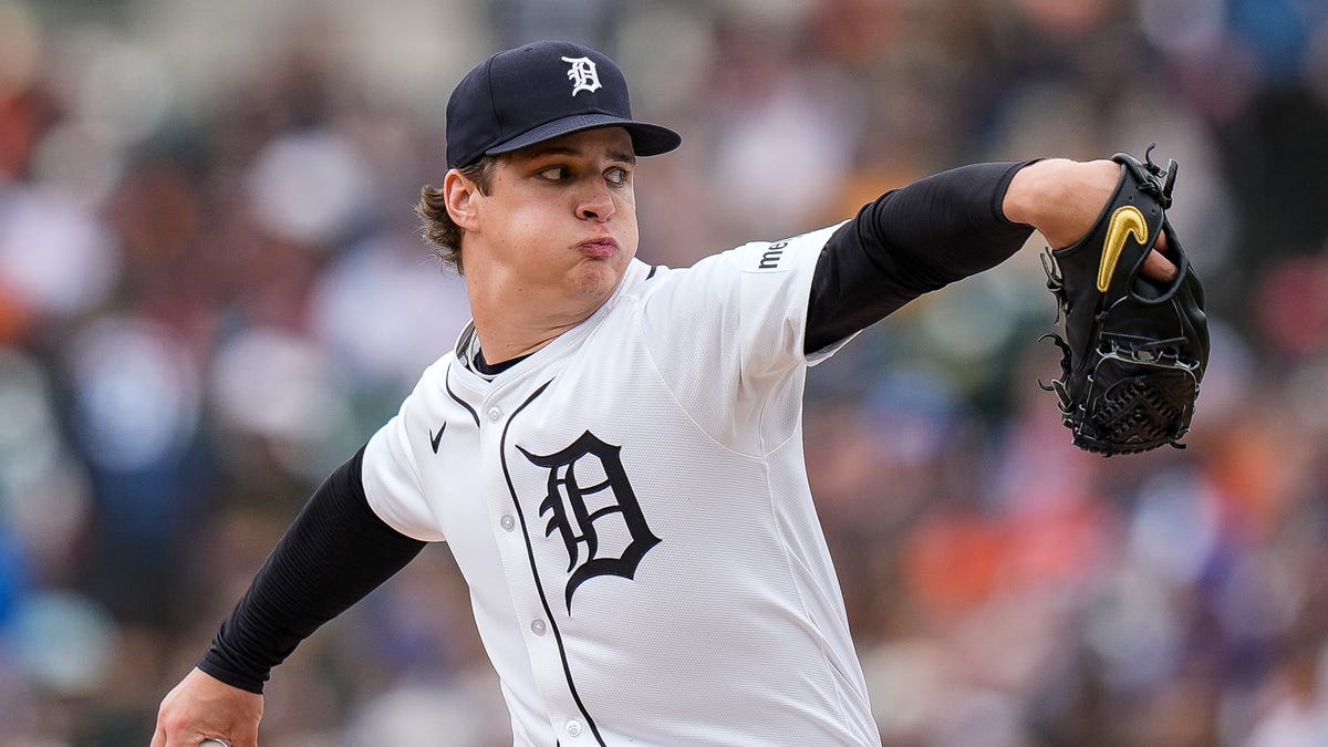 Tigers pitcher out with right elbow