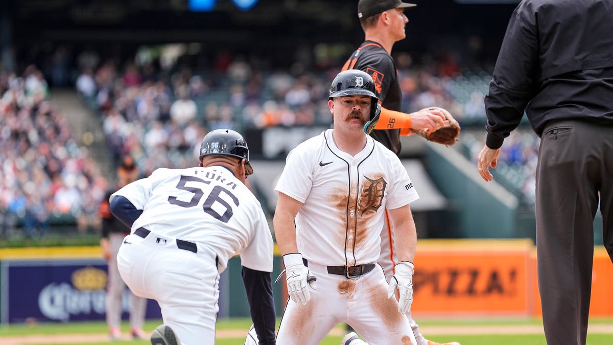 Detroit Tigers win 4th straight, 4-3 over Giants, surge to top of MLB