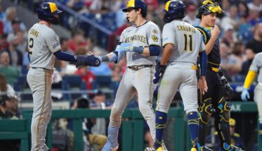 Yelich homers twice and Quinn Priester steps up