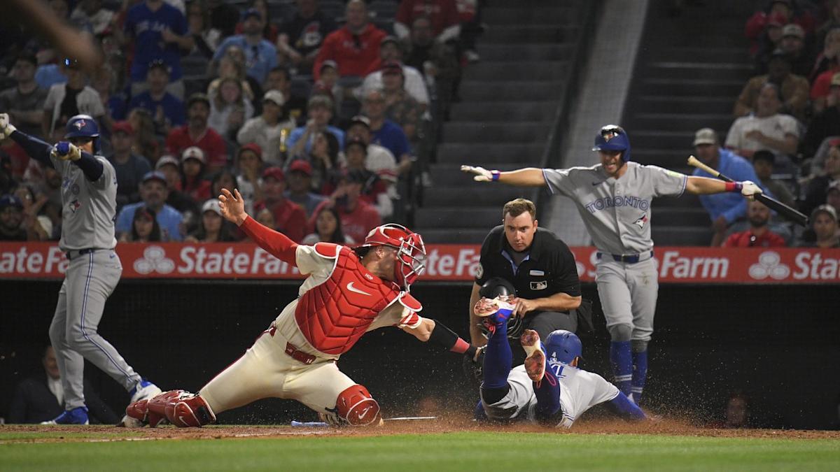 Blue Jays rally from 4 runs down to beat Angels 8-5, avoid series sweep