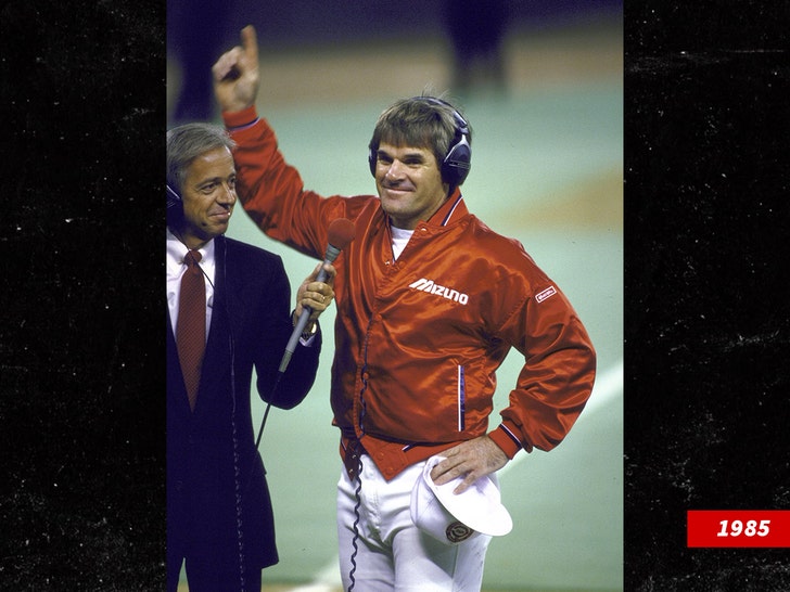 Marty Brennaman with Pete Rose getty 1