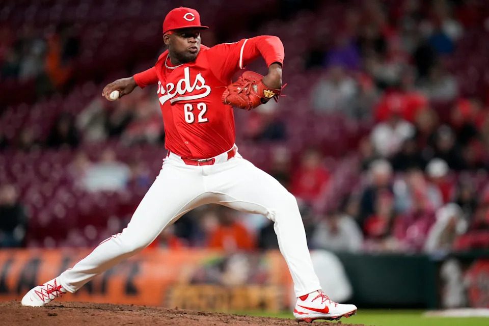 Manager Terry Francona said the Reds kept relievers Luis Mey (pictured) and Lyon Richardson instead of calling up fresh arms because the two rookies deserved to stay.