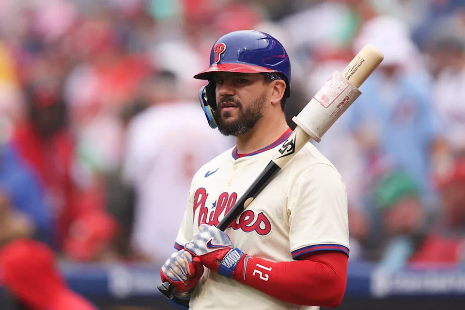 Philadelphia Phillies outfielder Kyle SchwarberBill Streicher-Imagn Images