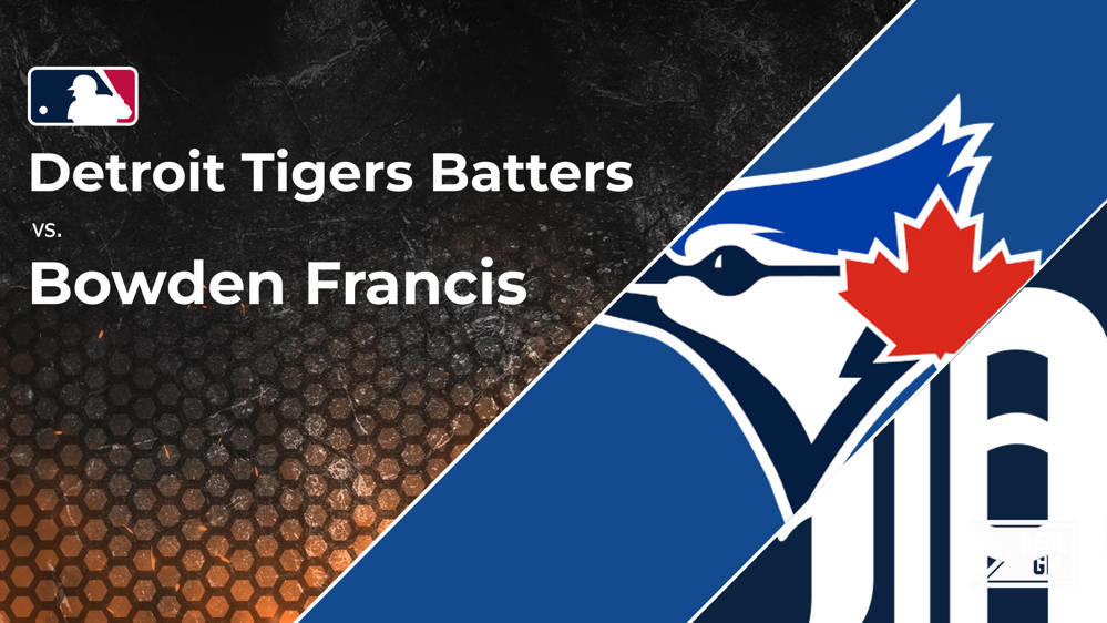 Tigers vs. Bowden Francis and the Blue Jays: Batter vs. Pitcher Stats and Odds | May 16