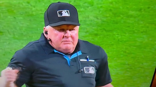 Major League Baseball umpire Bill Miller was caught on a hot mic angrily cursing on Friday