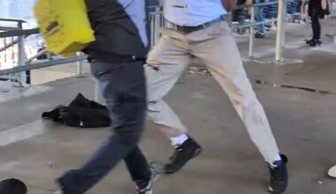 A Pittsburgh Pirates employee was caught in a shocking violent altercation with a fan