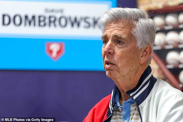 Philadelphia general manager Dave Dombrowksi stated the drug use was unintentional