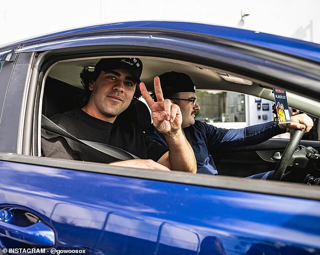 But Mayer lost his car keys 'three weeks ago' so he needed a staffer to drive him to Boston