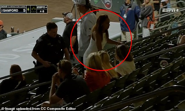 The provocative celebration led to multiple ejections, with a player's mom even thrown out