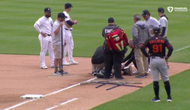 Detroit Tigers grounds crew member injured during seventh-inning stretch at Comerica Park