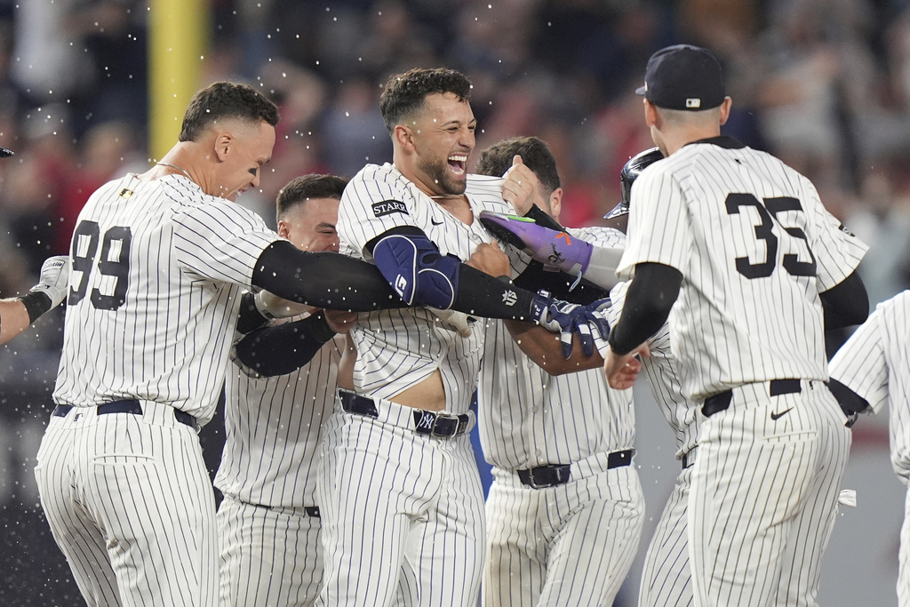 Yankees walk-off Padres in extras, overcome Dylan Cease’s no-hit bid