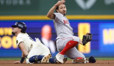 Brewers walk-off again to complete sweep, hand Red Sox fifth straight loss