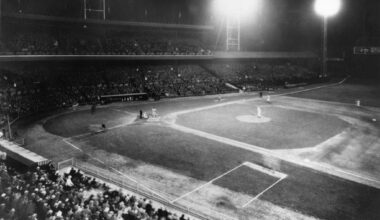 The first Major League Baseball night game played – Chicago Tribune