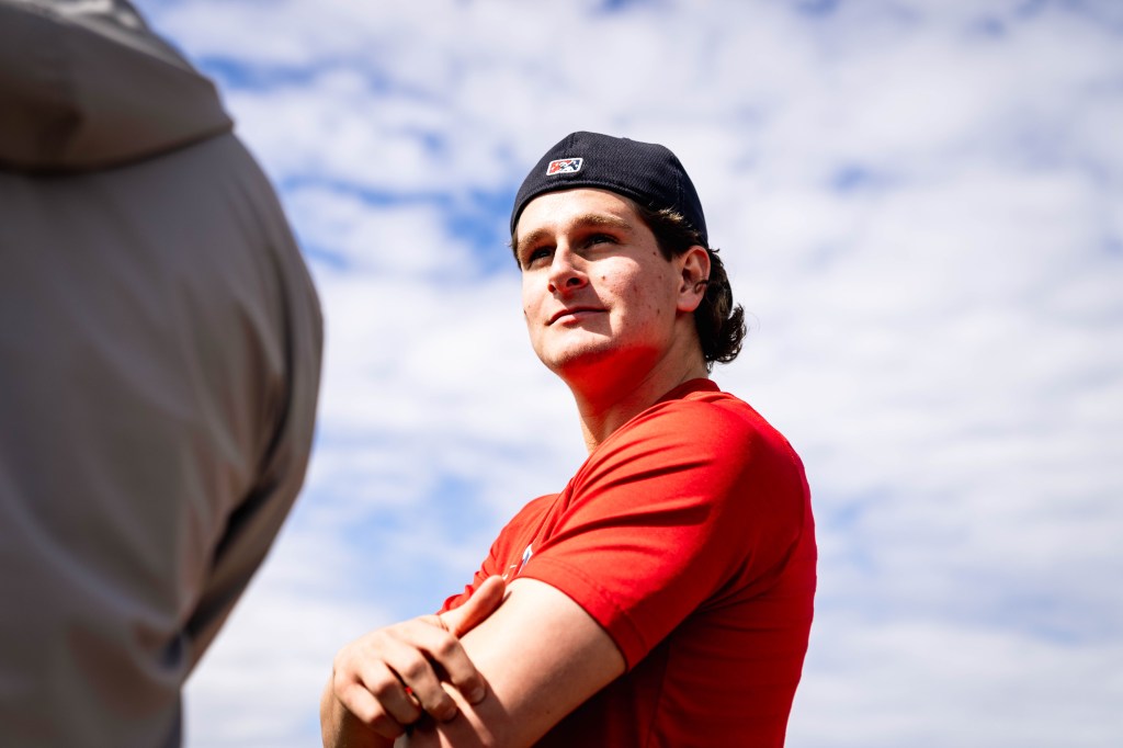 Red Sox manager explains why club hasn't promoted top prospects yet