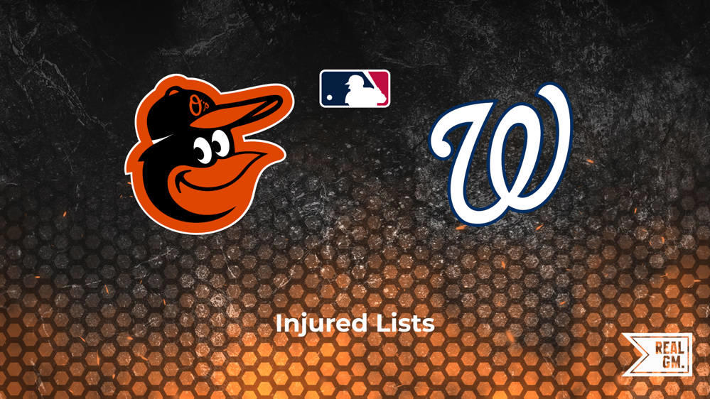 Injured List Update: Orioles vs. Nationals Series - May 16-18