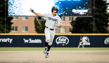 BYU Cougars C Parker Goff Big 12 Baseball Championship...