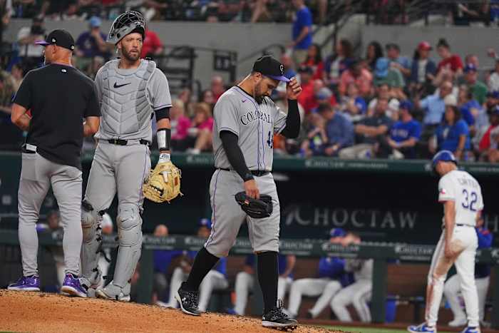 Rockies fall 8-3 to Rangers and become 1st team to start season 7-36 in modern era