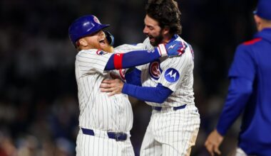 Chicago Cubs walk off the Miami Marlins in a 5-4 win at Wrigley Field – Chicago Tribune