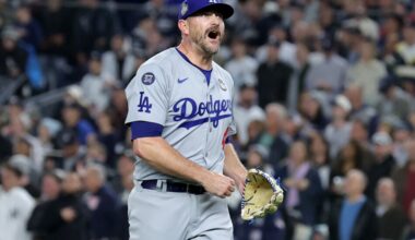 Daniel Hudson Receives 2024 Dodgers World Series Ring During Visit To Chase Field