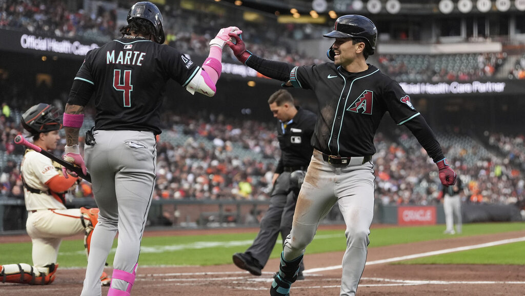 Arizona Diamondbacks' Corbin Carroll...