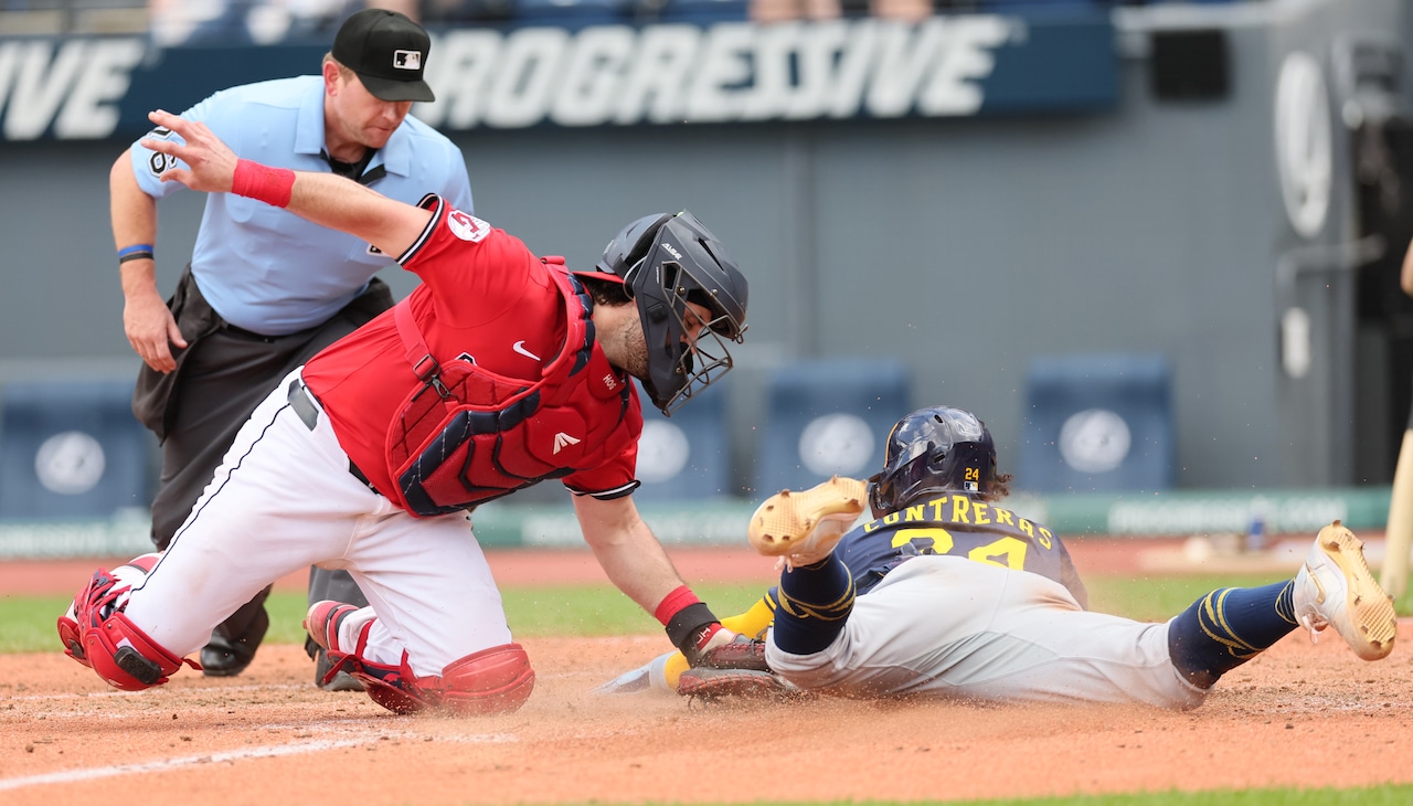 Guardians surrender seven late runs in 9-5 loss to Milwaukee