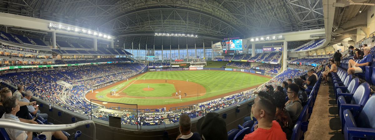 Section 209. Row 2. Seat 26. loanDepot Park. September 17, 2024.