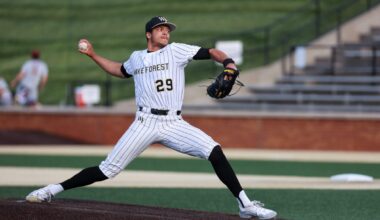 Reds select Wake Forest pitcher Chase Burns with the second pick in the 2024 MLB Draft