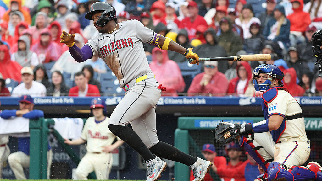 Geraldo Perdomo #2 of the Arizona Diamondbacks...