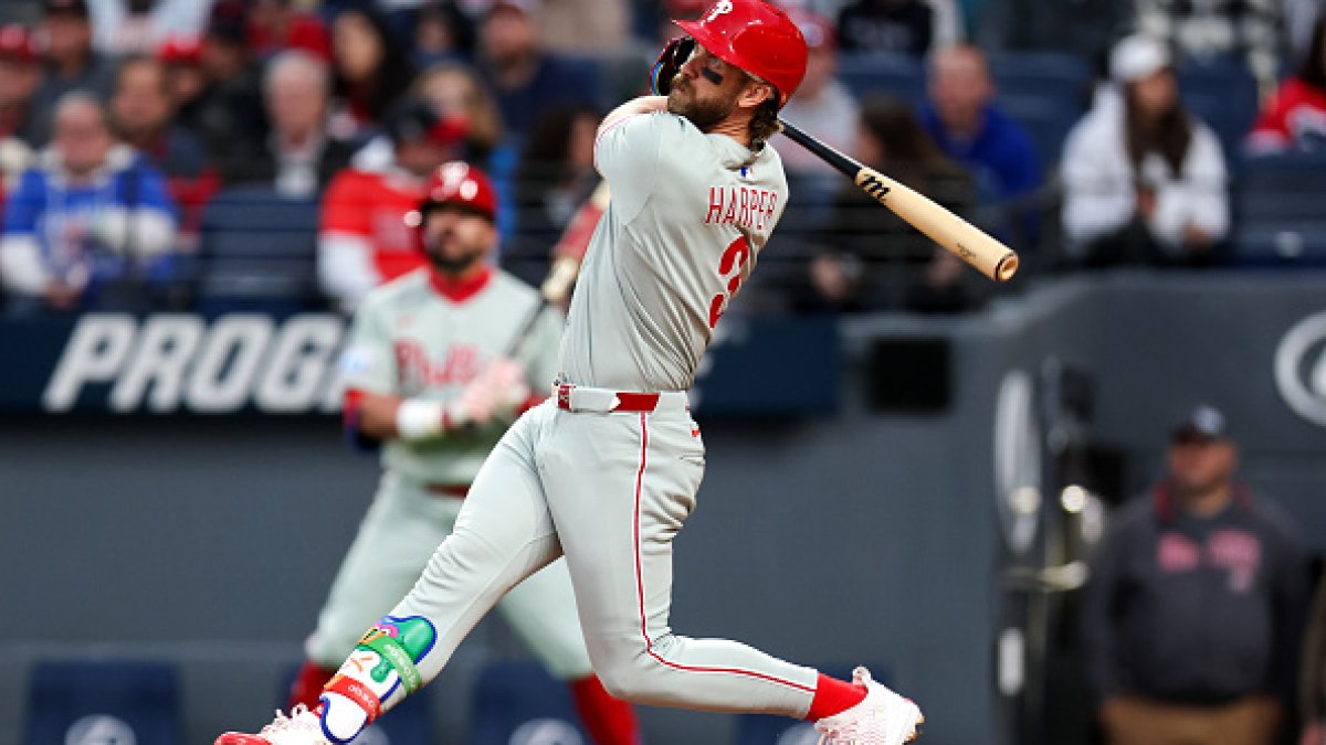 Phillies bounce back with huge nights from Harper and Suarez – NBC Sports Philadelphia