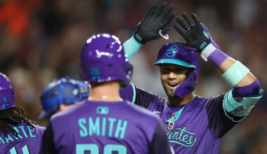Lourdes Gurriel Jr. #12 of the Arizona Diamondbacks...