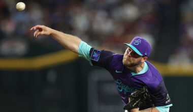 Starting pitcher Corbin Burnes #39 of the Arizona Diamondbacks...