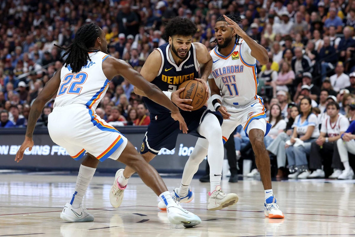 NBA playoffs results and takeaways: Thunder outplay Nuggets down stretch, tie series