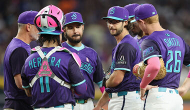 Starting pitcher Zac Gallen #23 of the Arizona Diamondbacks...