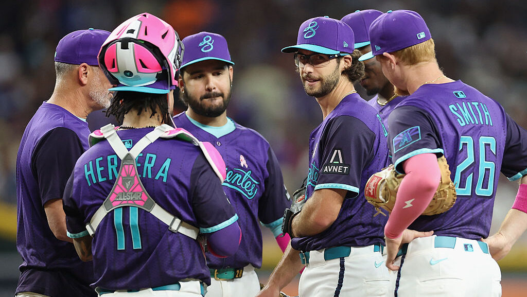 Starting pitcher Zac Gallen #23 of the Arizona Diamondbacks...