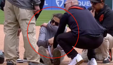 'You can't do that' - Tigers staff members spotted making 'obscene' gesture towards live TV cameras after injury at game