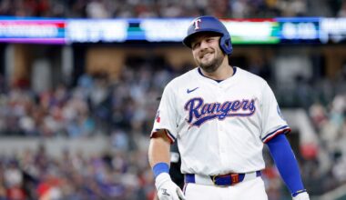 Rangers optimistic about Jake Burger as he nears a return to the lineup